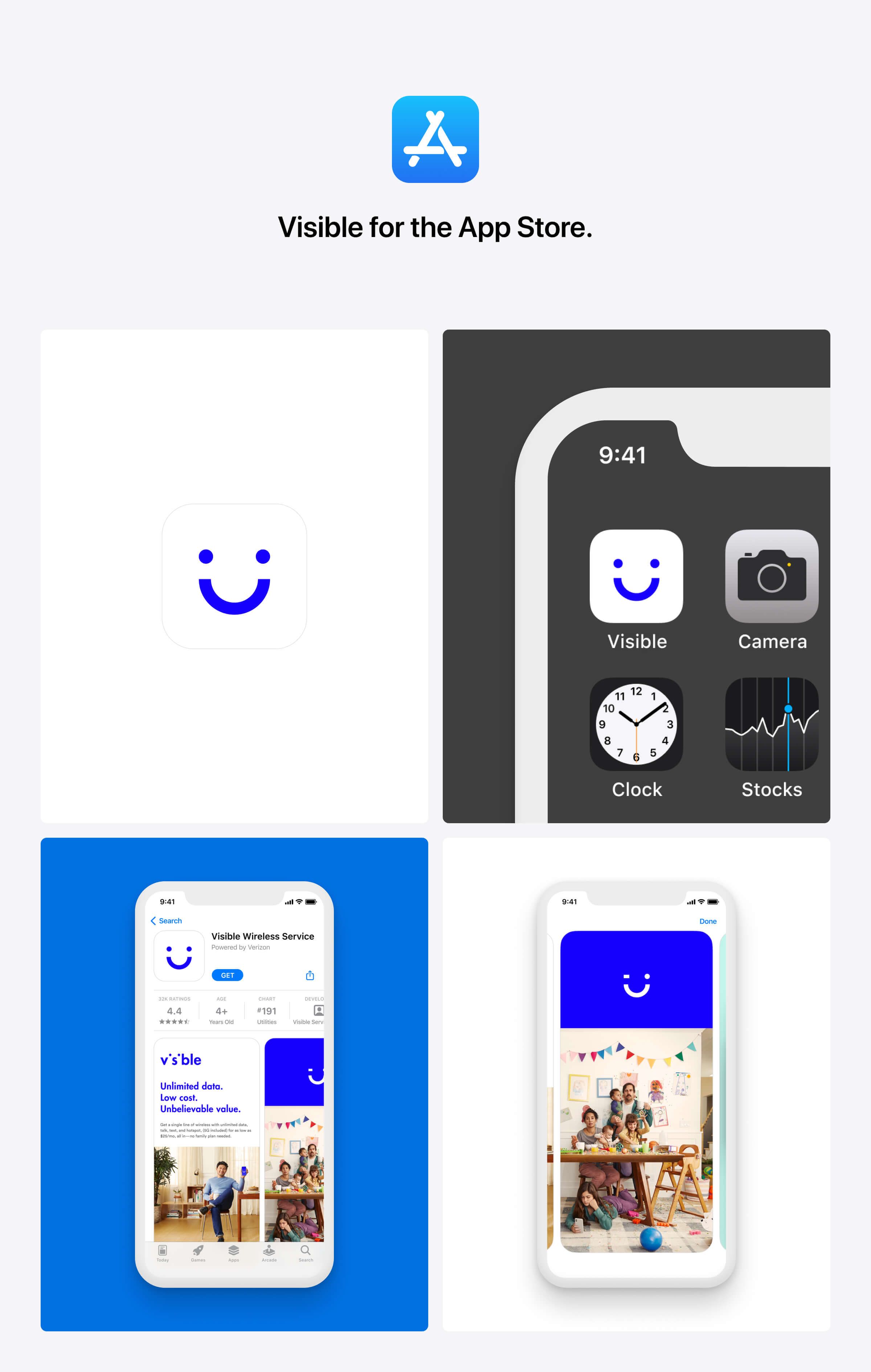 Visible for the App Store project image